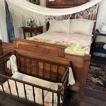 Leonis Adobe & Plummer House Museum - Bedroom with baby crib - Museums Near Me - Calabasas, California
