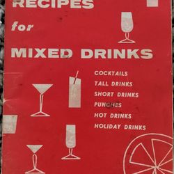 Richter's Liquors - Front of the mixed drink booklet from Richter's around 1962.