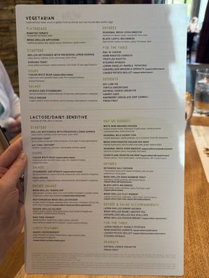 Menu photo 3 Seasons 52 Plano, TX