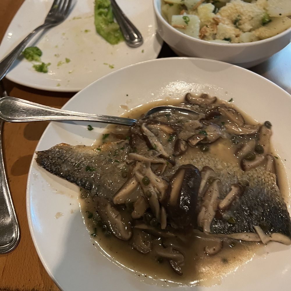 Moya - Pan Roasted Branzino fillet - New American Near Me - Jim Thorpe, Pennsylvania Moya - Pan Roasted Branzino fillet - New American Near Me - Jim Thorpe, Pennsylvania