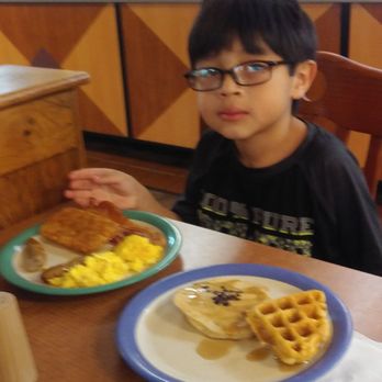 Hanz Diner - Great Grand Eli enjoying his Big Mickey Mouse Breakfast - American Near Me - Houston, Texas Hanz Diner - Great Grand Eli enjoying his Big Mickey Mouse Breakfast - American Near Me - Houston, Texas