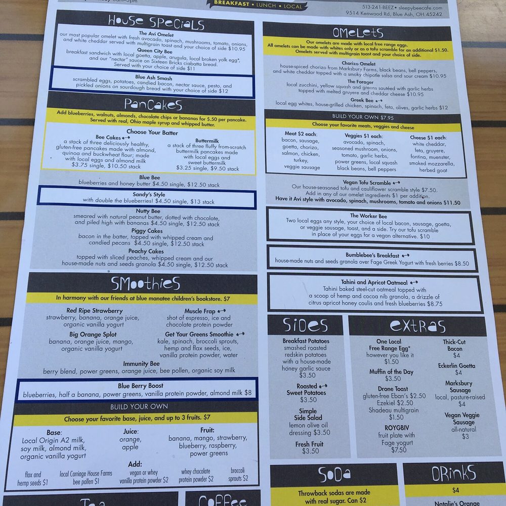 Sleepy Bee Cafe - Blue Ash - Breakfast & Brunch Near Me - Blue Ash, Ohio Sleepy Bee Cafe - Blue Ash - Breakfast & Brunch Near Me - Blue Ash, Ohio
