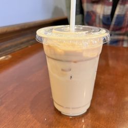 Big Dog Coffee - iced caramel latte
