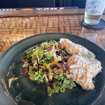 George’s Bistro & Bar - Kale salad with grilled chicken - Pizza Near Me - Houston, Texas George’s Bistro & Bar - Kale salad with grilled chicken - Pizza Near Me - Houston, Texas