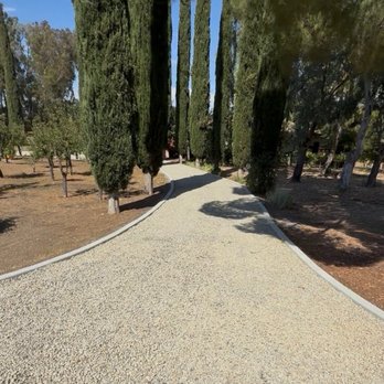 Sunset Nursery & Garden - After: 3/4 crush rock with square curbing. - Nurseries & Gardening Near Me - Lake Elsinore, California