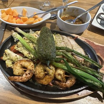 1917 Restaurant - Trio pork, chicken, shrimp for Father's Day dinner! - American Near Me - San Antonio, Texas