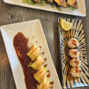 I Luv Sushi - Green muscles, shrimp dumplings roll - Sushi Bars Near Me - Lakewood, California