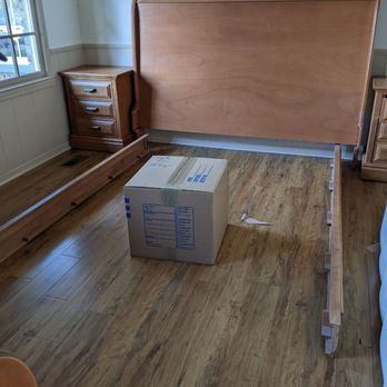 Colonial Van Lines - Shuttle Crew unable to assemble bed due to parts box missing. - Movers Near Me - Port Orange, Florida Colonial Van Lines - Shuttle Crew unable to assemble bed due to parts box missing. - Movers Near Me - Port Orange, Florida