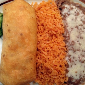 La Casa Adobe Restaurant - Chimichanga plate - Mexican Near Me - Modesto, California