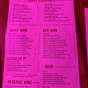 Barbarella Restaurant & Bar - Menu (February 2026) - Breakfast & Brunch Near Me - Playa La Jolla, California Barbarella Restaurant & Bar - Menu (February 2026) - Breakfast & Brunch Near Me - Playa La Jolla, California