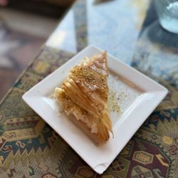 Khalil's II - Cream and pistachio baklava