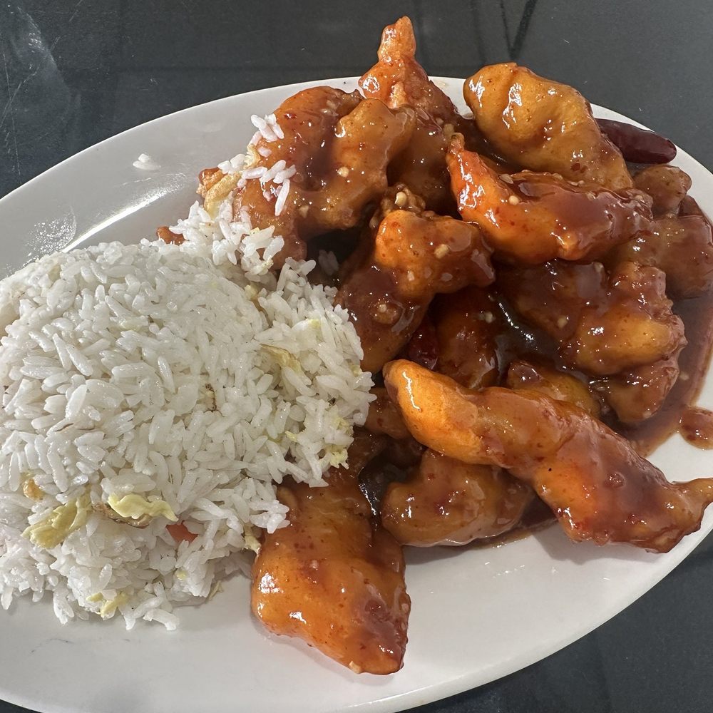 General Taos chicken. General Taos chicken.