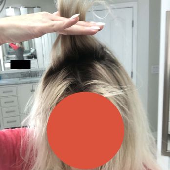 Cortex Hair Studio - Section of burnt off hair at the crown of my head - Hair Salons Near Me - Atlanta, Georgia