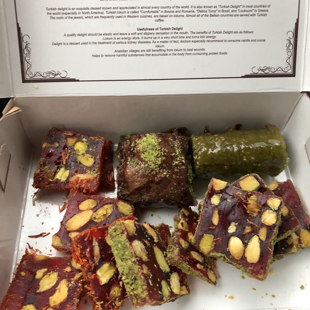 Troya - Saffron and honey & pomegranate and pistachio - Desserts Near Me - Monterey, California Troya - Saffron and honey & pomegranate and pistachio - Desserts Near Me - Monterey, California