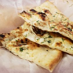 Sankalp Warrenville - Garlic Naan (5 pieces, we ate two)