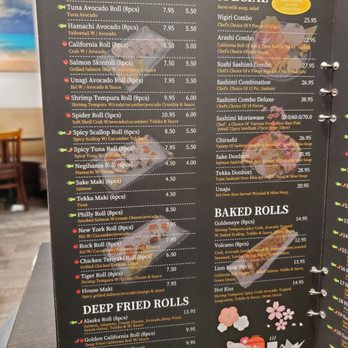 Sushi Arashi - Menu - Sushi Bars Near Me - San Jose, California Sushi Arashi - Menu - Sushi Bars Near Me - San Jose, California