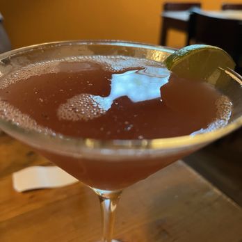 The Rendezvous - Strawberry black pepper martini, YUMMY - New American Near Me - Turners Falls, Massachusetts The Rendezvous - Strawberry black pepper martini, YUMMY - New American Near Me - Turners Falls, Massachusetts