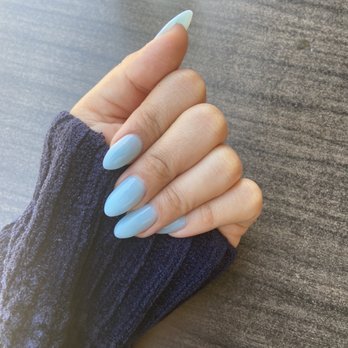 Luminous Nails - Nail dip almond shape - from Ruby - Nail Salons Near Me - Glendora, California