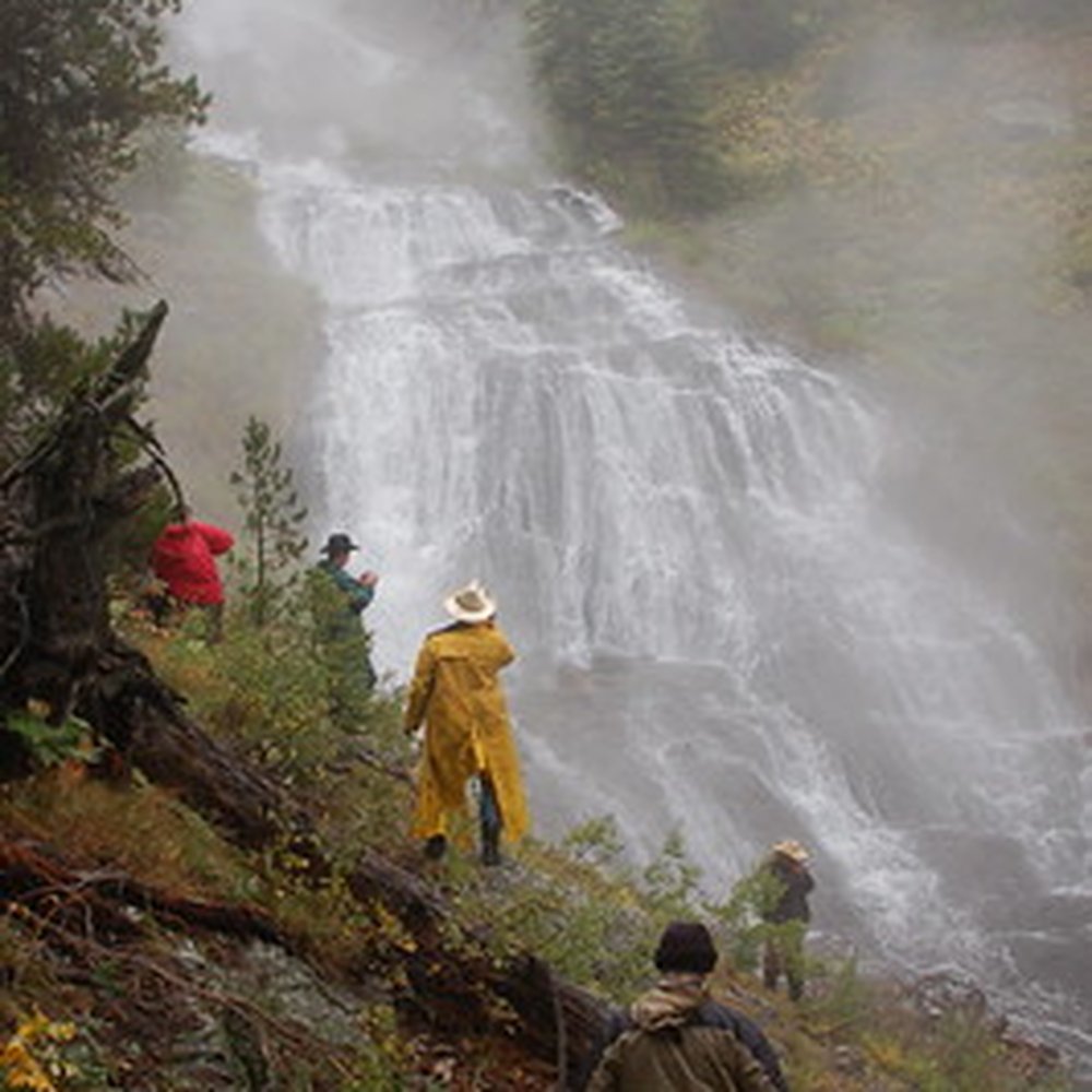 Wilderness Pack Trips - Silver Scarf Falls - Tours Near Me - Emigrant, Montana Wilderness Pack Trips - Silver Scarf Falls - Tours Near Me - Emigrant, Montana