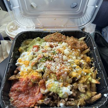 Castanedas Mexican Food - Carne Asada Fries w/ Salsa - Mexican Near Me - Baker, California Castanedas Mexican Food - Carne Asada Fries w/ Salsa - Mexican Near Me - Baker, California