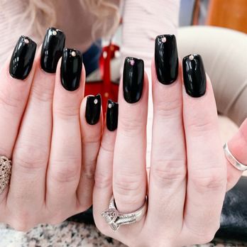 DaVi Nails - Black nails for Halloween - Nail Salons Near Me - Morrisville, North Carolina DaVi Nails - Black nails for Halloween - Nail Salons Near Me - Morrisville, North Carolina