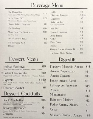 Menu photo 3 Black Duck Minneapolis, MN