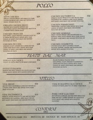Menu photo 3 Luna Rossa Restaurant Bedminster, NJ