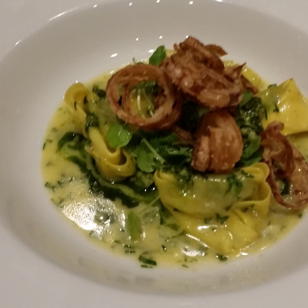 The Gun - Tortellini with kale pesto - British Near Me - London, XGL The Gun - Tortellini with kale pesto - British Near Me - London, XGL