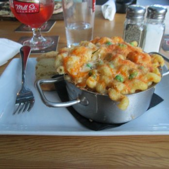 Mill Street Beer Hall - Hopped-up Mac'n Cheese. I see why they give you a spoon for this entree - it's nigh-impossible to eat it with a fork. - Gastropubs Near Me - Toronto, Ontario