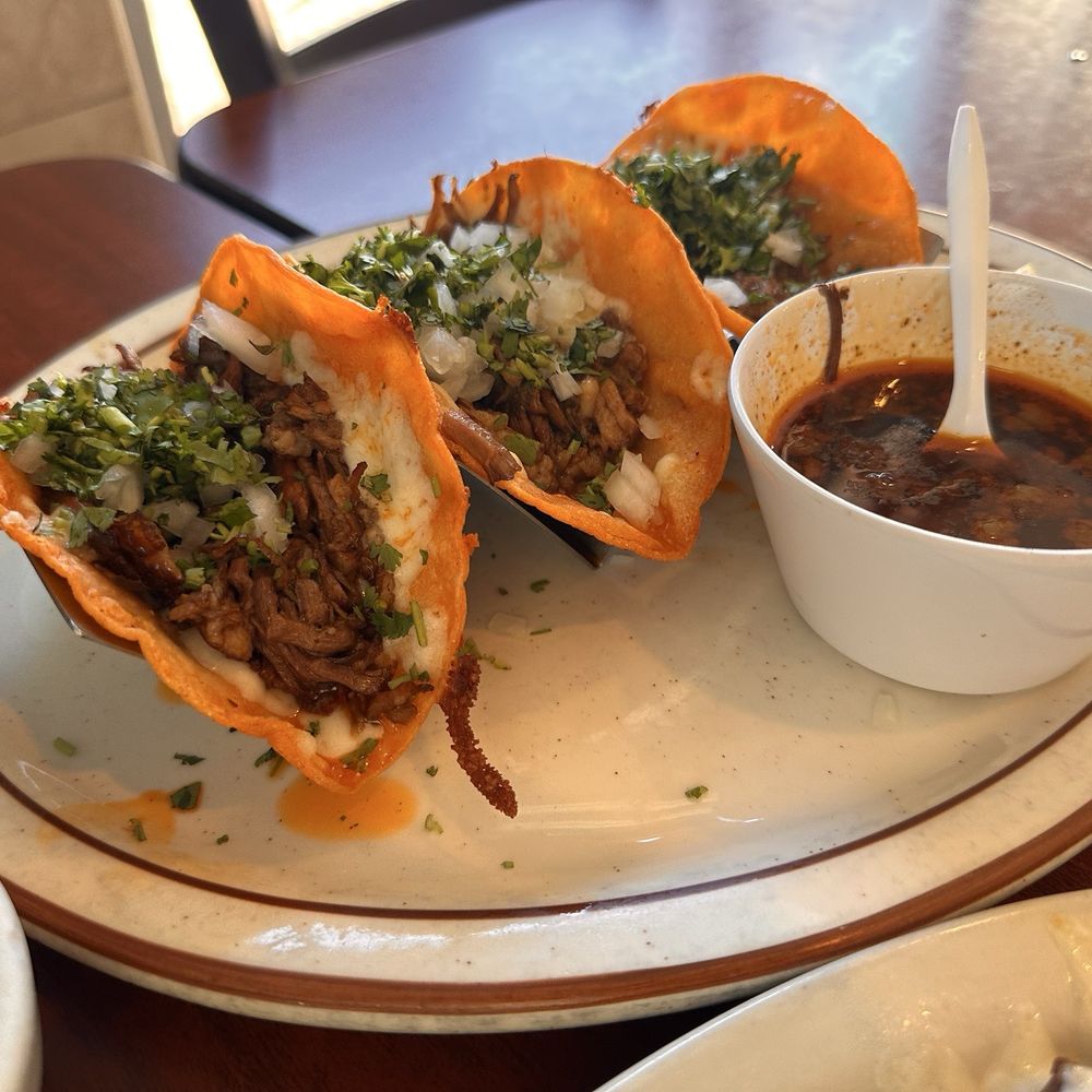 Qeso Birria tacos , Carne asada fries Qeso Birria tacos , Carne asada fries