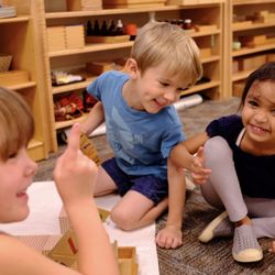Arbor Montessori School - Happy Primary students.