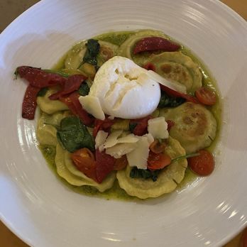 Mythos Restaurant - Summer Pesto Ravioli - New American Near Me - Orlando, Florida