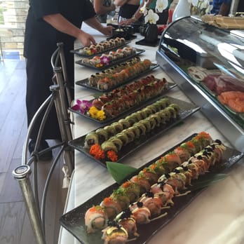 Boxing Fish - setting up - Caterers Near Me