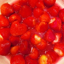 Sweet Crush - Fresh strawberries ready to make our signature Strawberry Nectar for Raspas