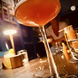 Craft cocktail at Wax Social