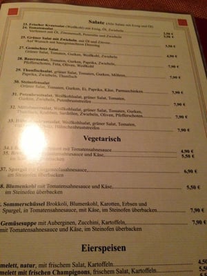 Menu photo 4 Zum Steinofen Braunlage, NI