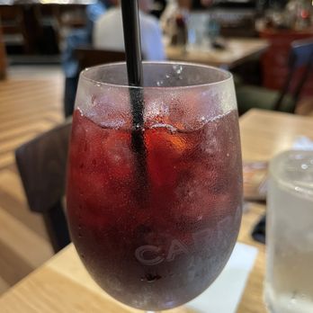 Carrabba's Italian Grill - BlackBerry Sangria perfect for light drinker. Just the right amount of alcohol - Italian Near Me - Douglasville, Georgia Carrabba's Italian Grill - BlackBerry Sangria perfect for light drinker. Just the right amount of alcohol - Italian Near Me - Douglasville, Georgia