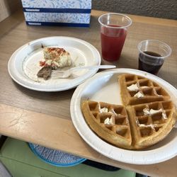 Village Inn of Destin - They have an excellent waffle maker...I learned about quality waffle makers from my time spent serving at Waffle House