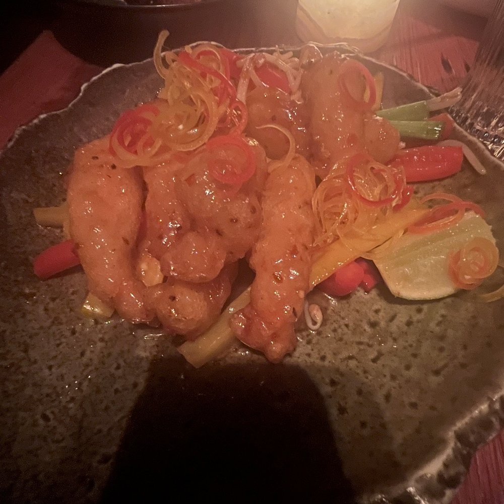 TAO Chicago Restaurant - Thai Sweet and Spicy Shrimp - Pan Asian Near Me - Chicago, Illinois