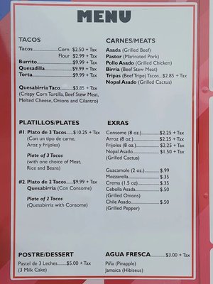 Menu photo 2 TheTacowboy Bedford, TX
