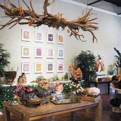 Robert-Lawrence Designs - Artist Caroline Roberts work displayed in Robert Lawrence Design Showroom, February 2019