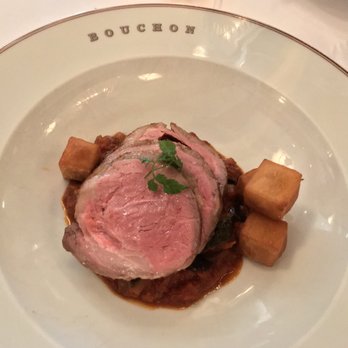 Bouchon - Gigot d'Agneau--roasted leg of lamb with ratatouille - French Near Me - Yountville, California