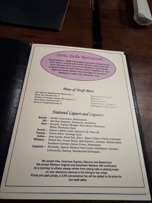 Menu photo 1 Porta Bella Madison, WI