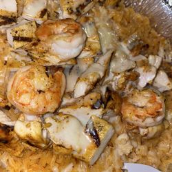 Si Senor Mexican Bar & Grill - Rice chicken shrimp queso cheese