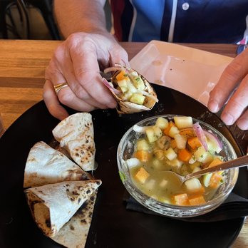 63 Sovereign - Ceviche with tortilla cones. - New American Near Me - Ormond Beach, Florida