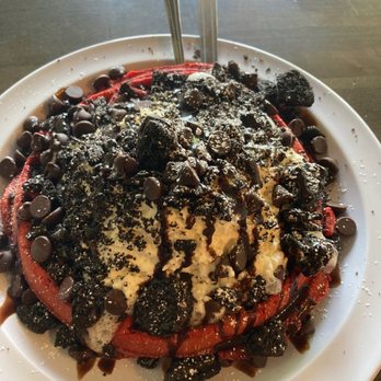 Beans and Leaves - Red Velvet Waffle - Coffee & Tea Near Me - Staten Island, New York