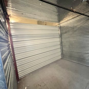 StorQuest Self Storage - Inside my storage unit with open space at the ceiling - Self Storage Near Me - Vallejo, California