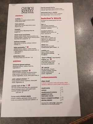 Menu photo 1 Churchill’s Pub & Steakhouse Saint John, NB Menu photo 1 Churchill’s Pub & Steakhouse Saint John, NB