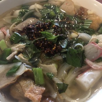 Mae Sone Noodle House - Rice Noodle Soup with Pork and Seafood - Chinese Near Me - Lafayette, Louisiana Mae Sone Noodle House - Rice Noodle Soup with Pork and Seafood - Chinese Near Me - Lafayette, Louisiana
