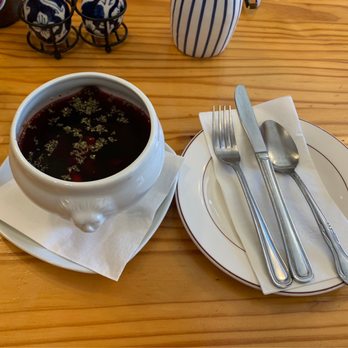 Cafe Polonia - Beet Soup - Polish Near Me - Boston, Massachusetts